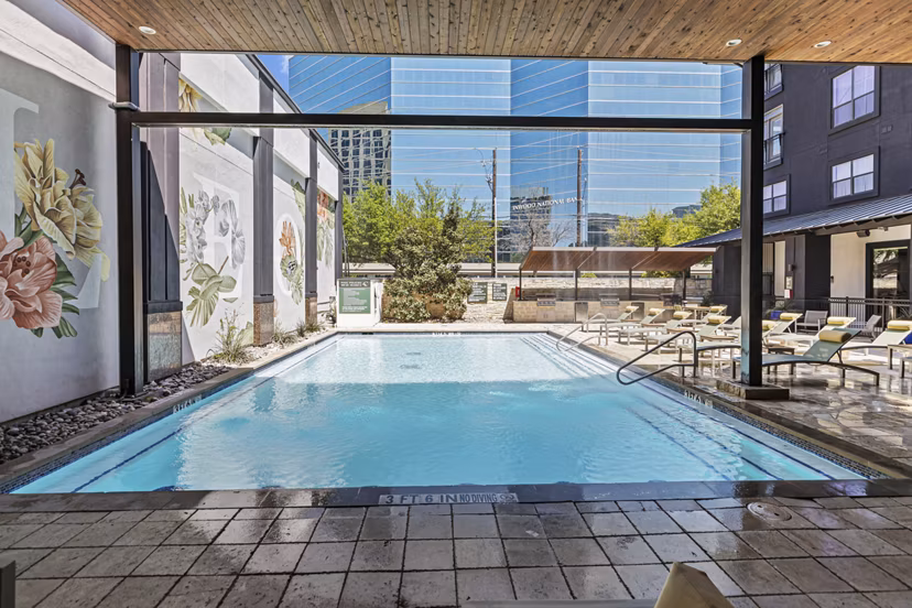 pool at Cleo Apartments