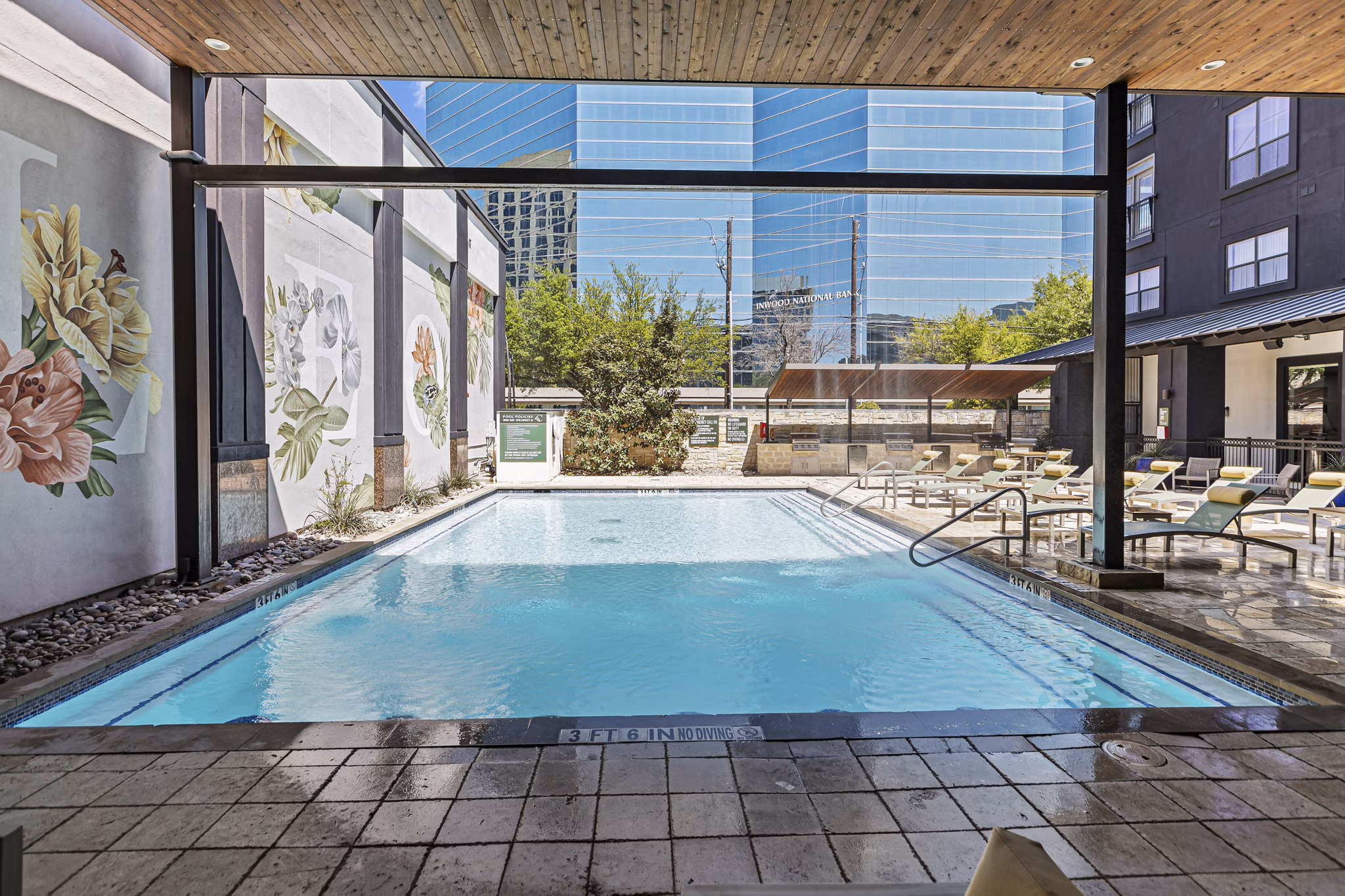 pool at Cleo Apartments