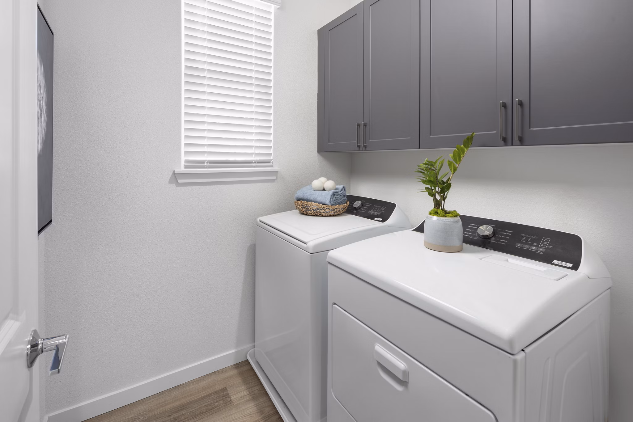 laundry room at Solstice at Fiddyment Ranch Apartments