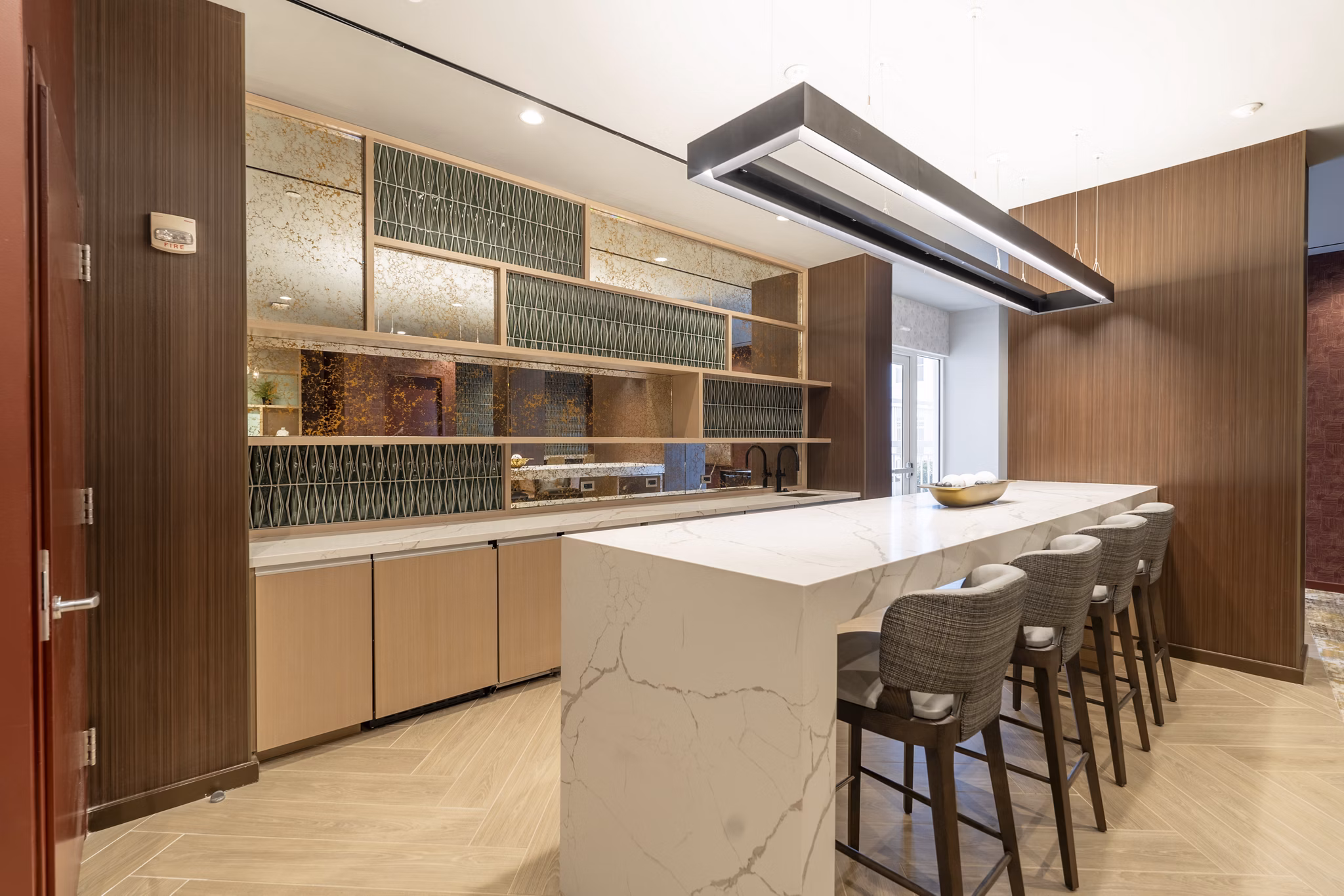 clubhouse at The Clarendon Apartments