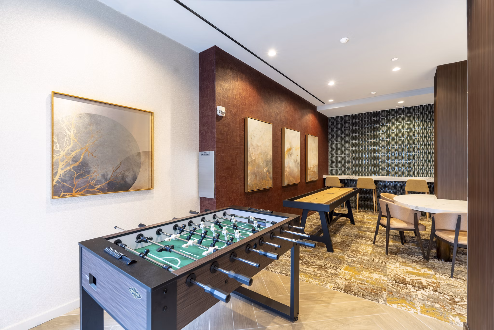 clubhouse at The Clarendon Apartments