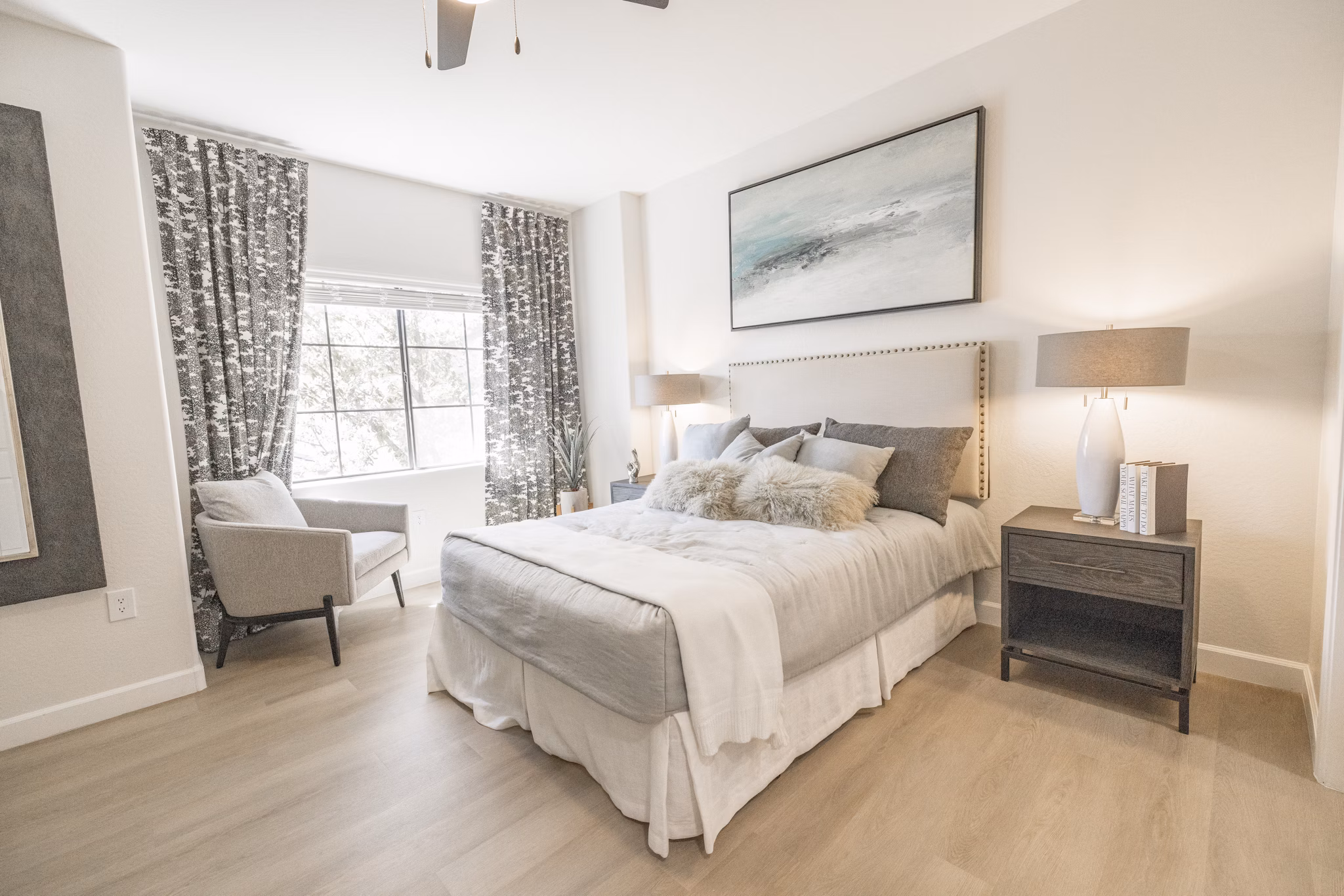 bedroom at Haven Townhomes at P83 Apartments 