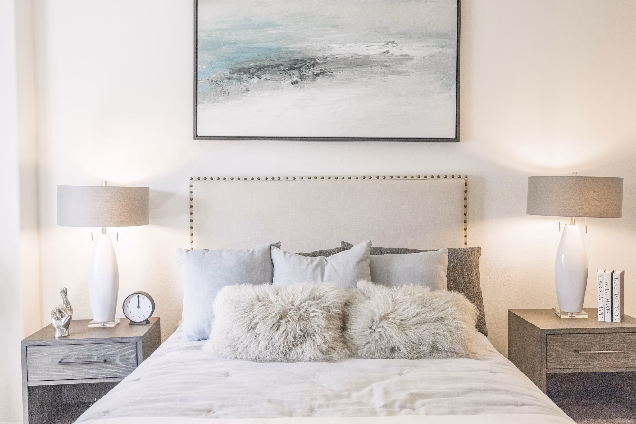 bedroom at Haven Townhomes at P83 Apartments 
