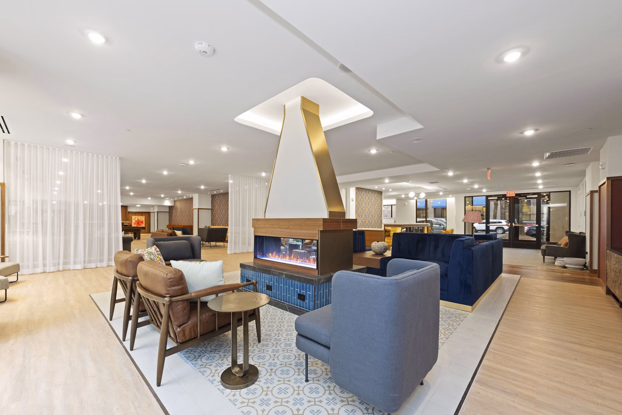 clubhouse at Trella Uptown Apartments