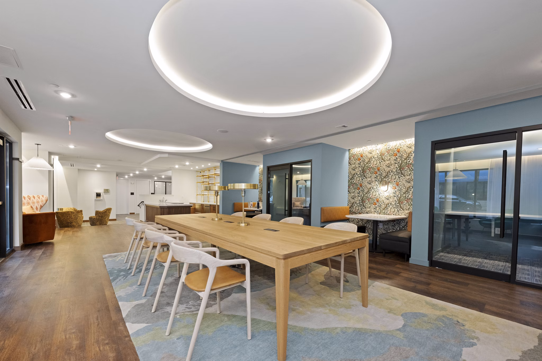 clubhouse at Trella Uptown Apartments