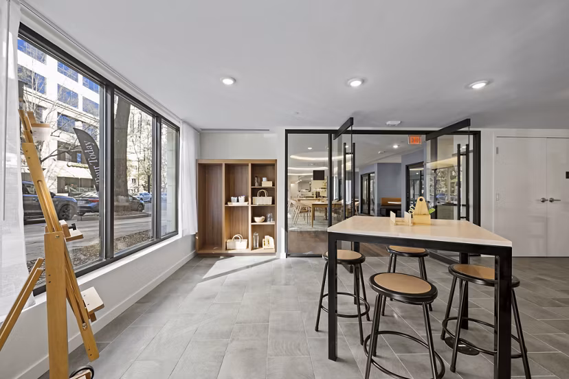clubhouse at Trella Uptown Apartments