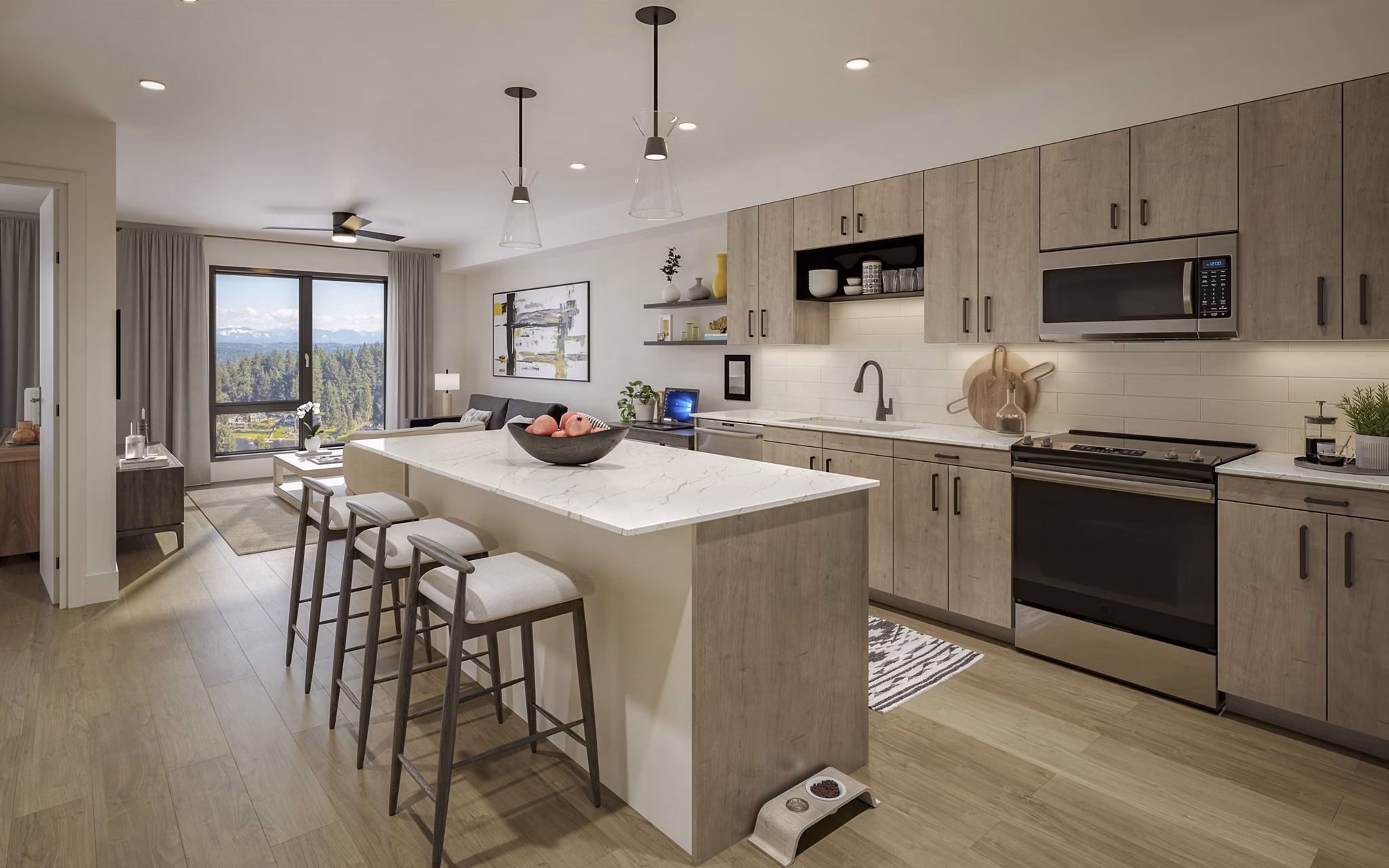 rendering at Alexan Woodinville Apartments