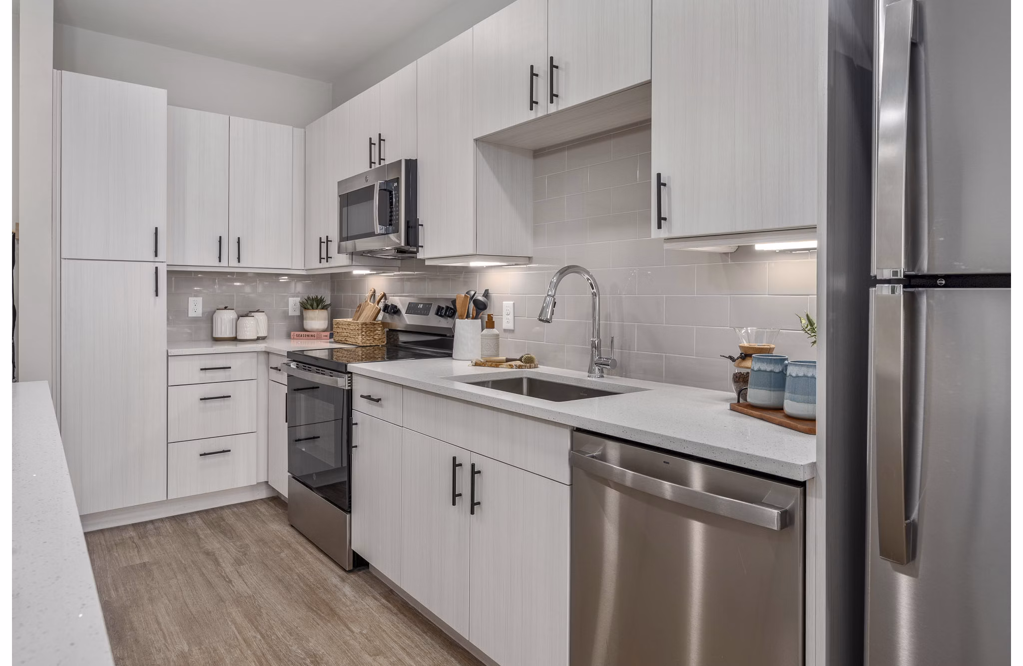 kitchen at Album Surprise Apartments