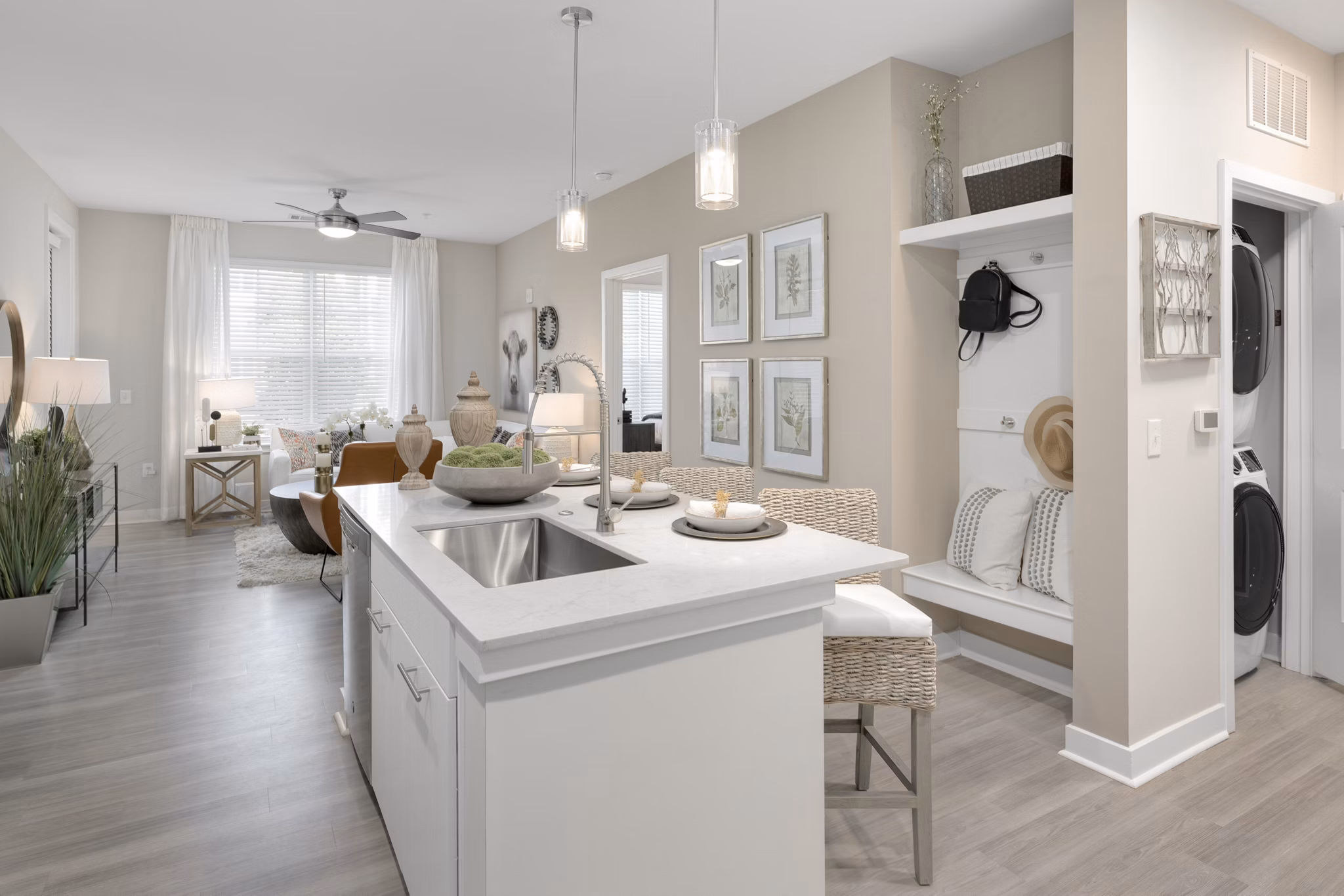 kitchen at Matthews Square Apartments