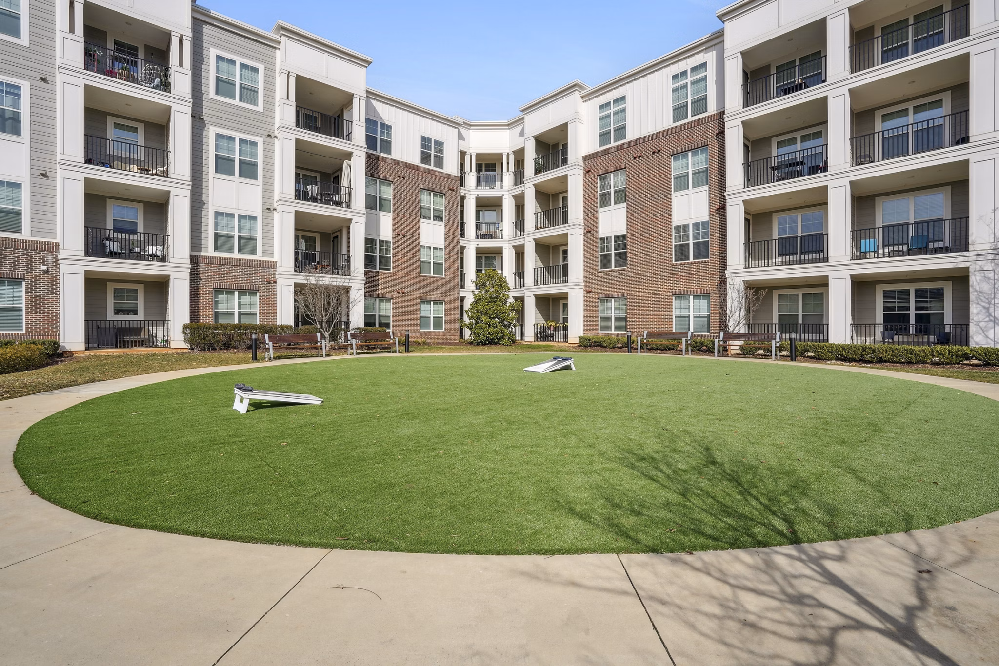 Recreational Area at Matthews Square Apartments