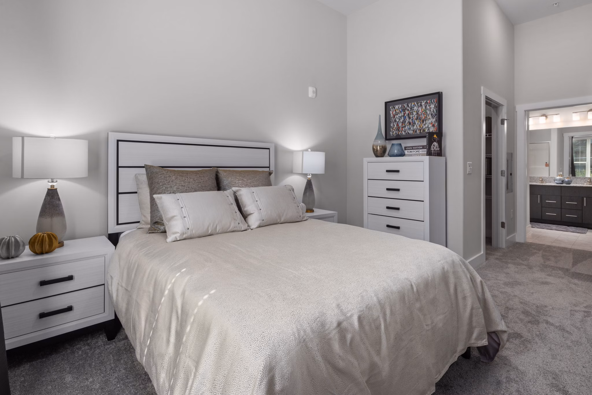 bedroom at Villages at Depot Apartments 