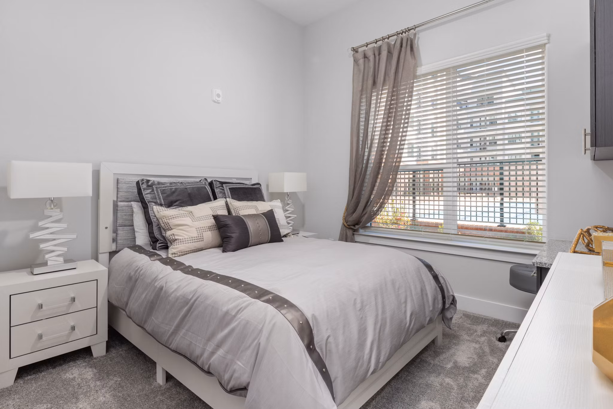 bedroom at Villages at Depot Apartments 
