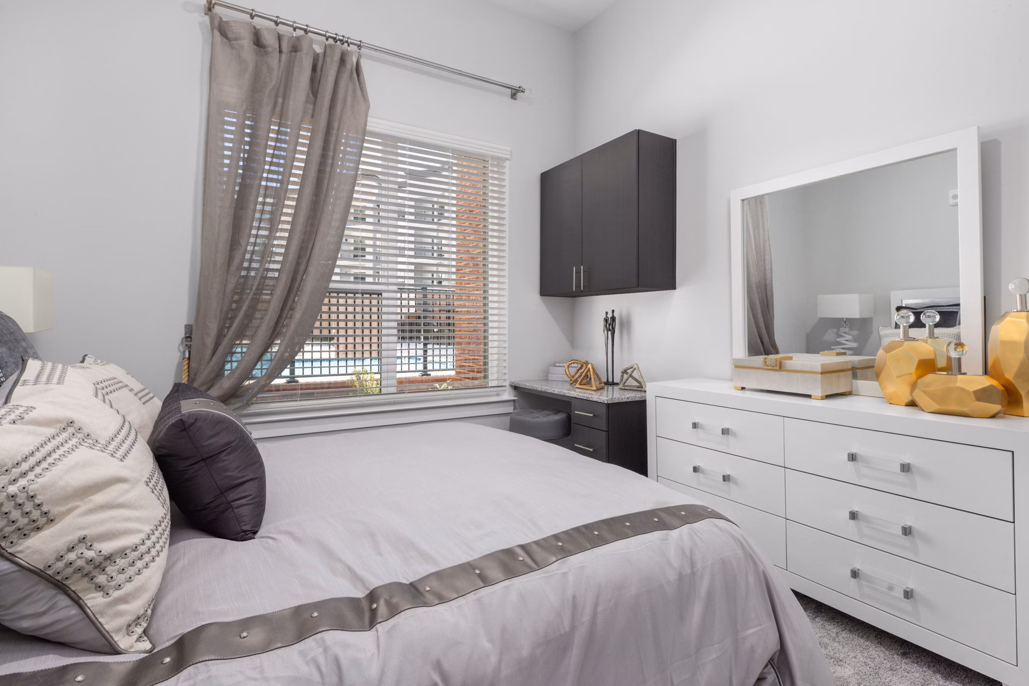 bedroom at Villages at Depot Apartments 