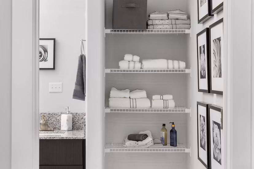 bathroom at Villages at Depot Apartments 