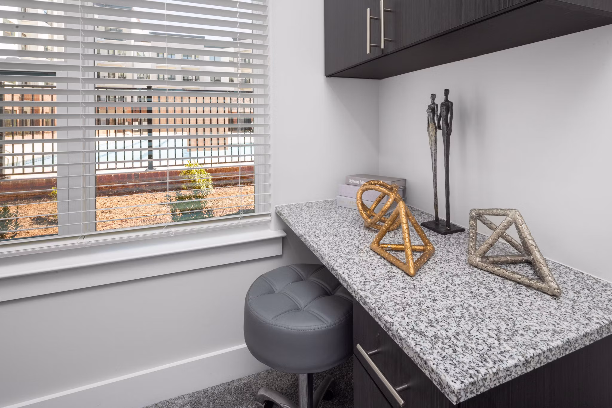 living room at Villages at Depot Apartments 