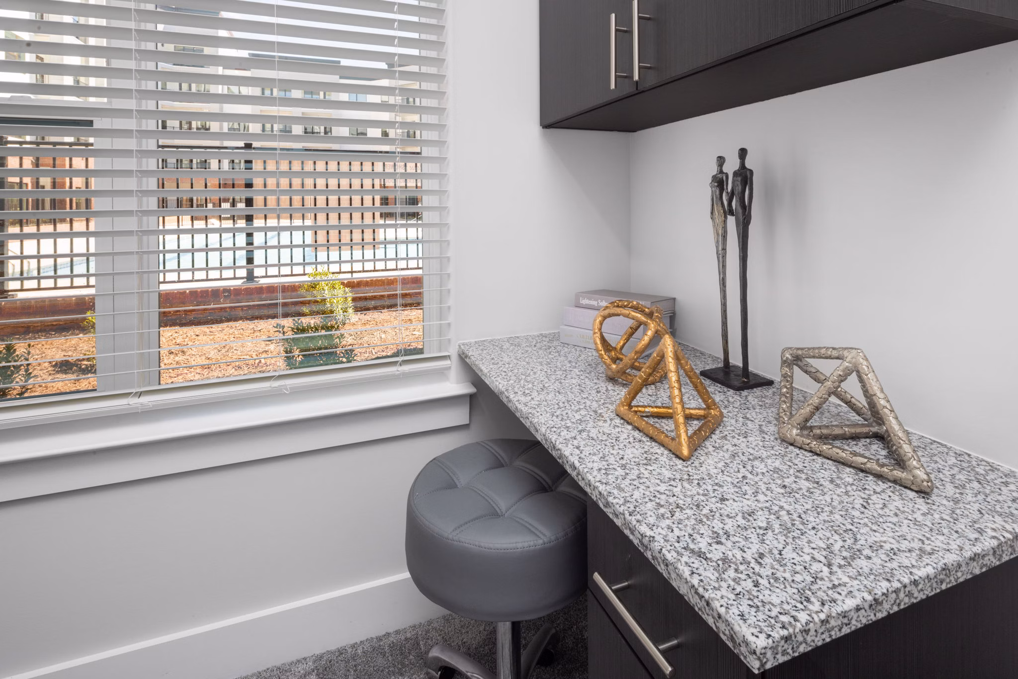 living room at Villages at Depot Apartments 