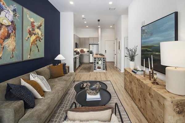 Living Room at Chamberlain House Apartments