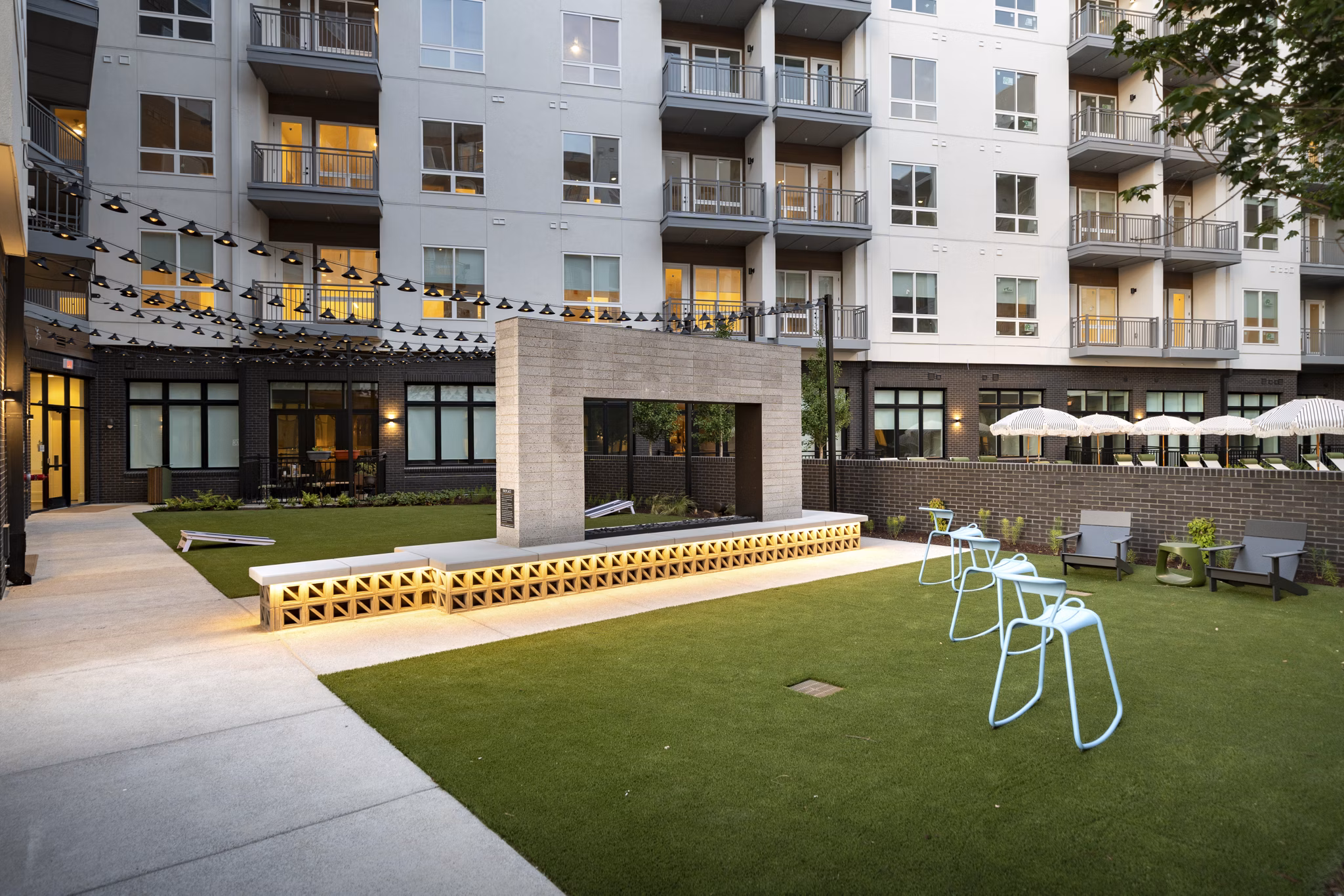 Recreational Area at Chamberlain House Apartments