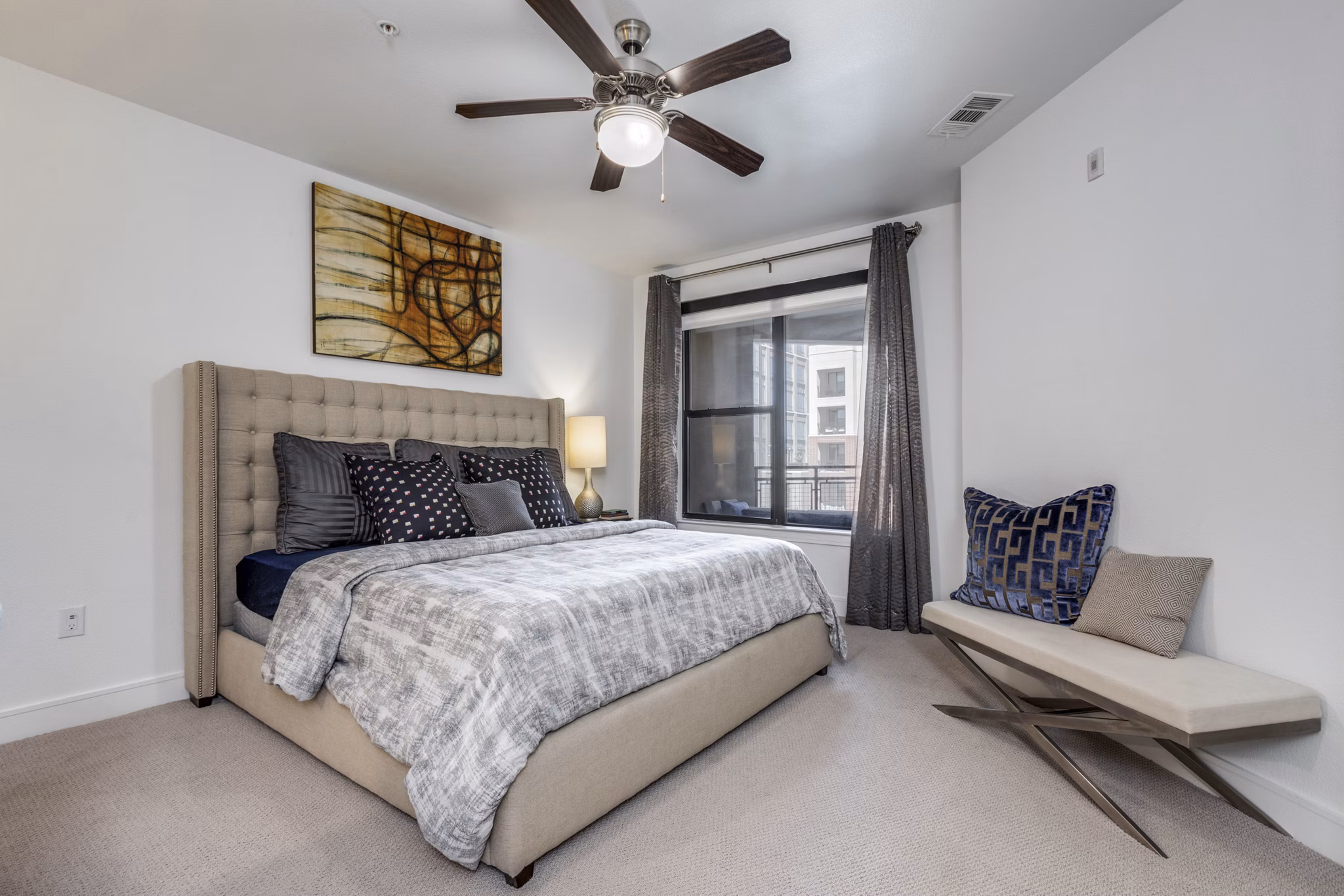bedroom at The Armstrong at Knox Apartments 