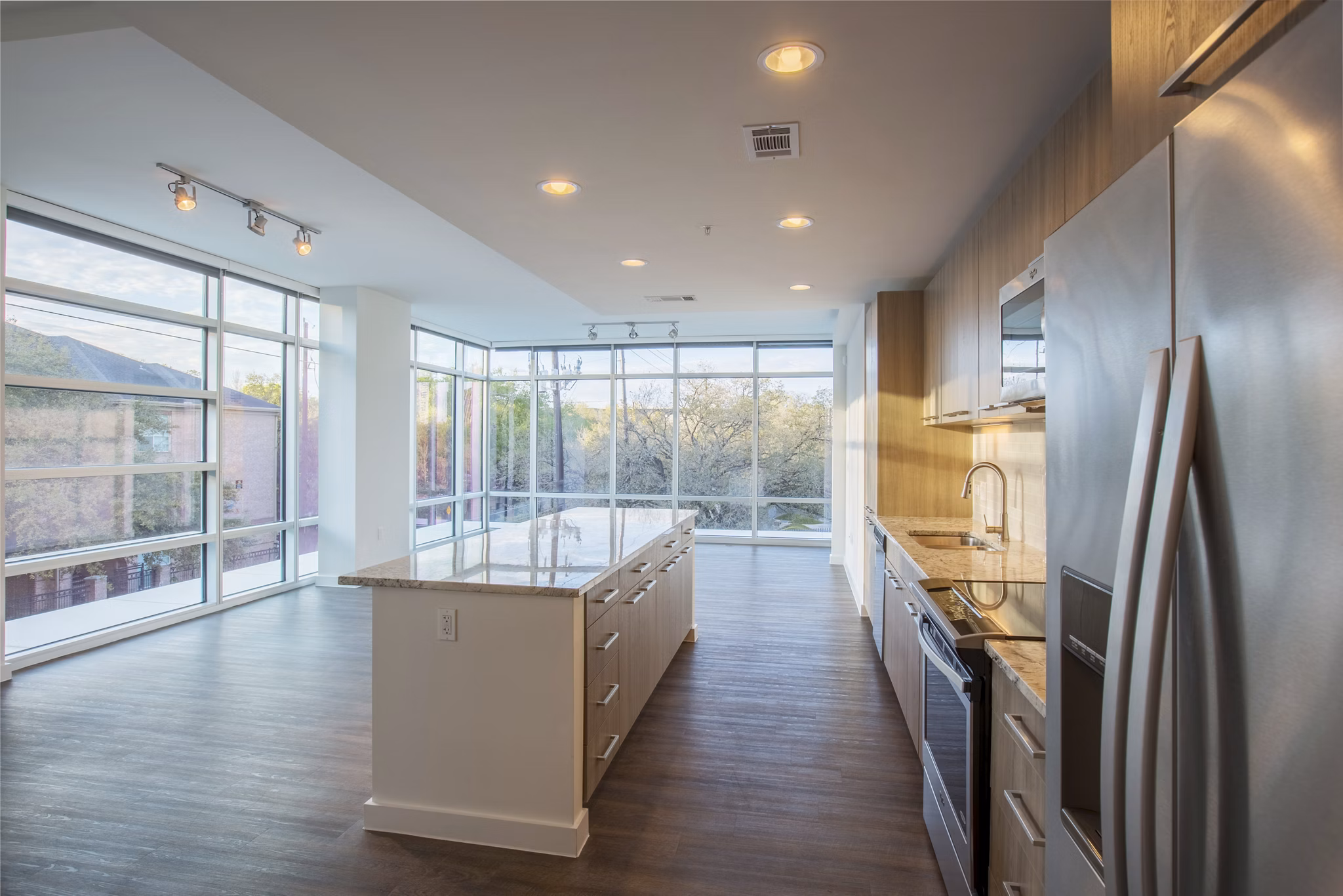 kitchen at Avenue Grove Apartments