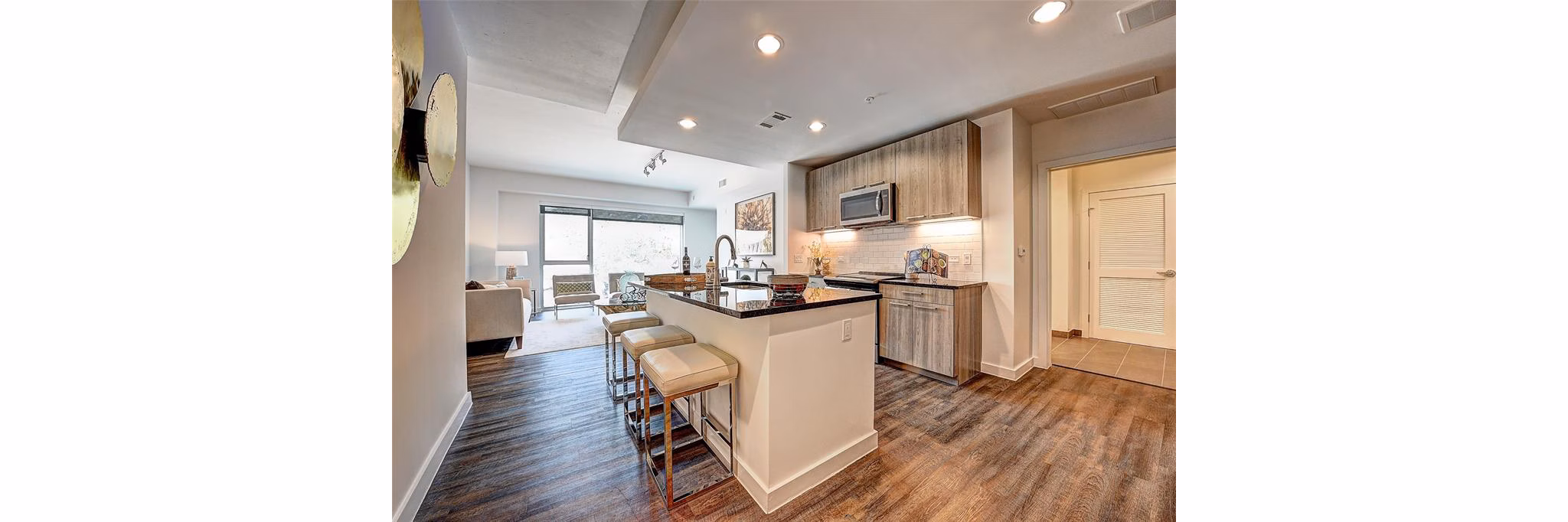 kitchen at Avenue Grove Apartments