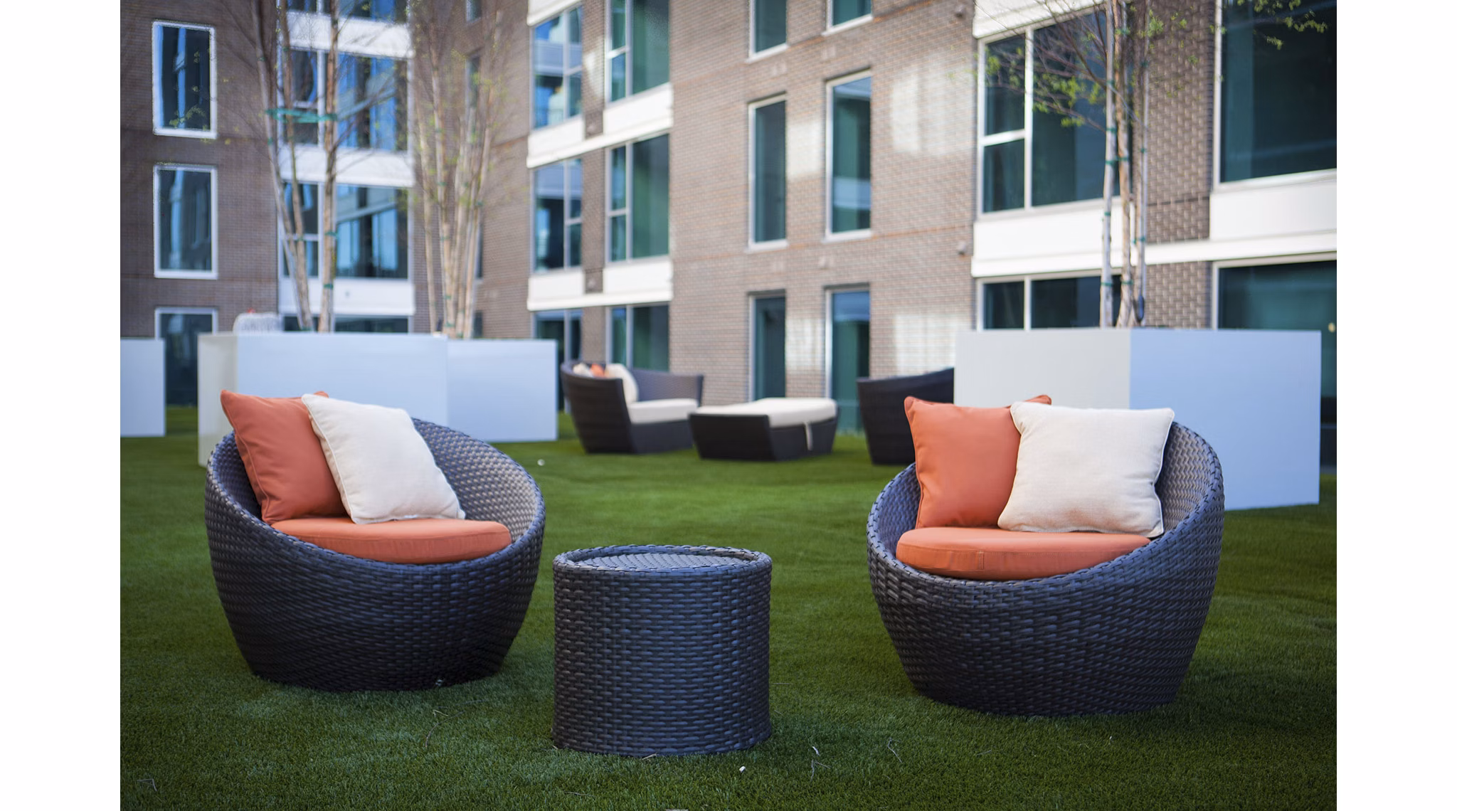 patio at Avenue Grove Apartments