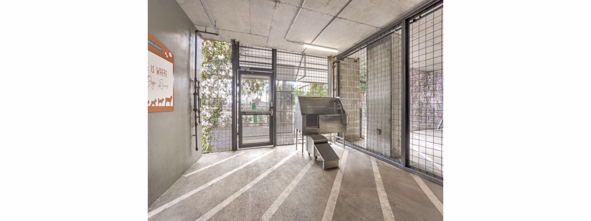 dog wash station at Avenue Grove Apartments