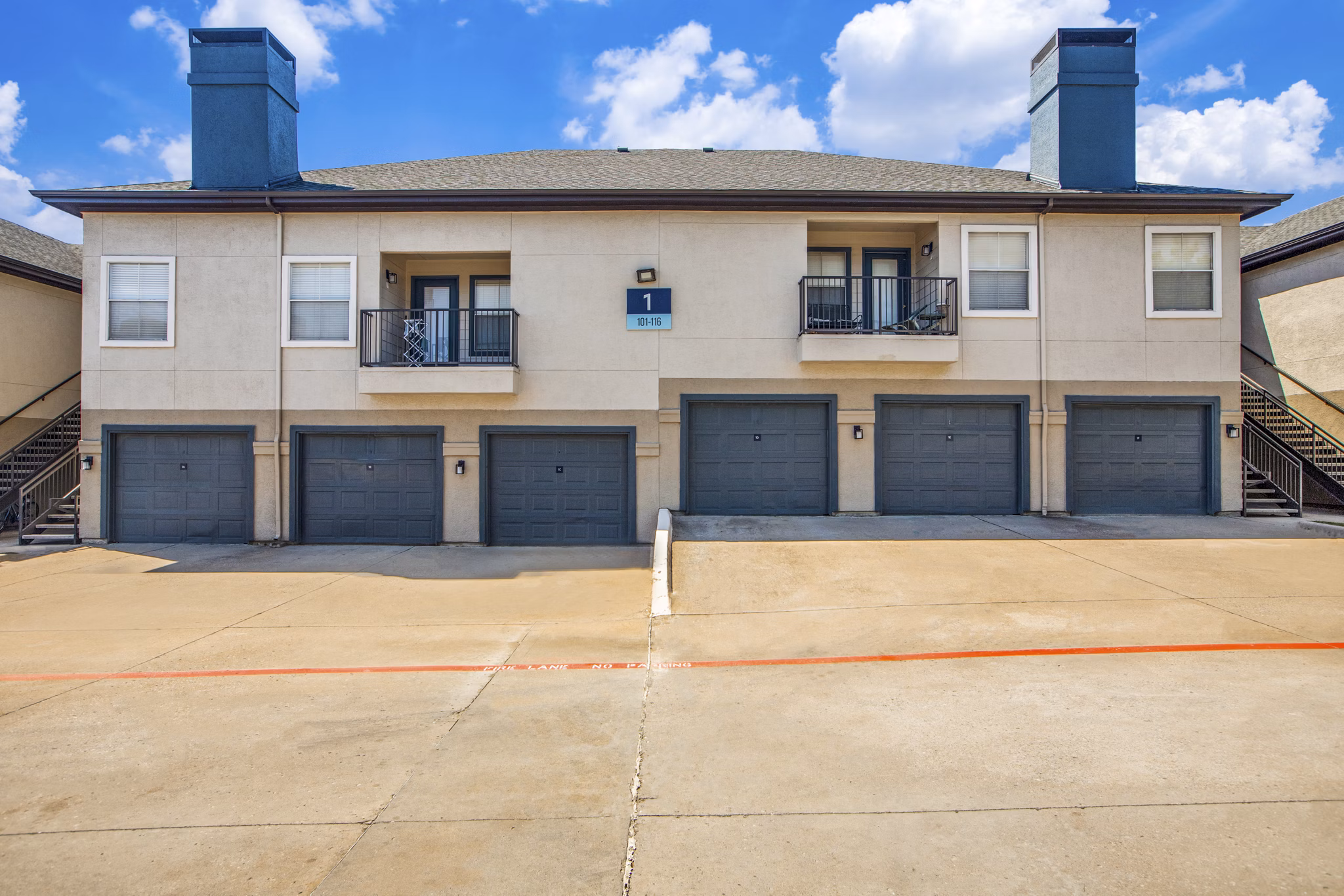 building at The Brook Apartments