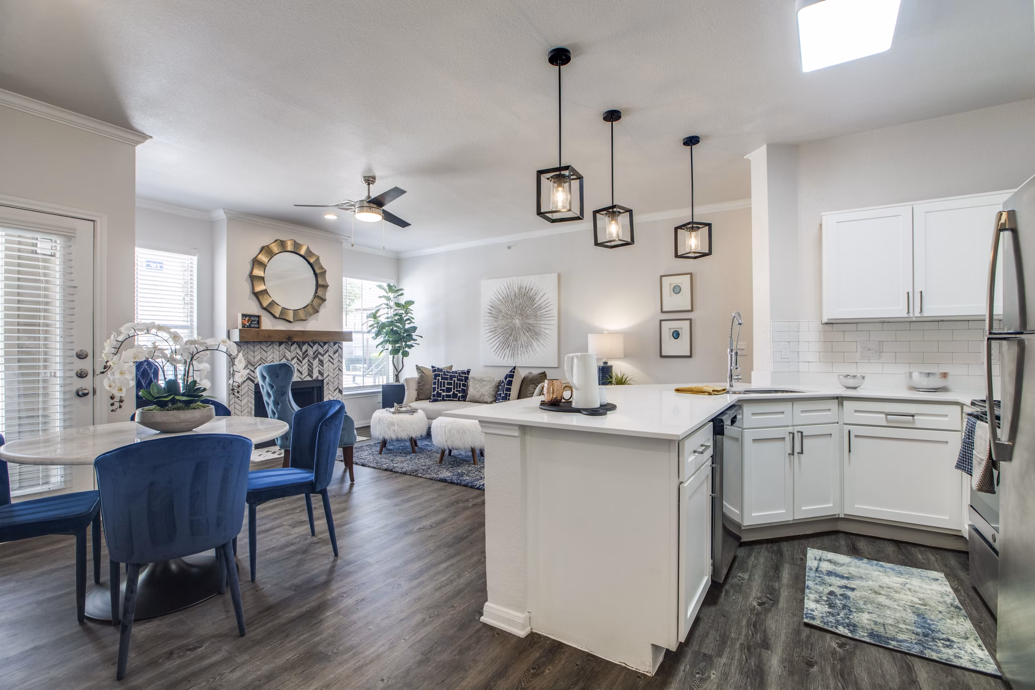 kitchen at The Brook Apartments