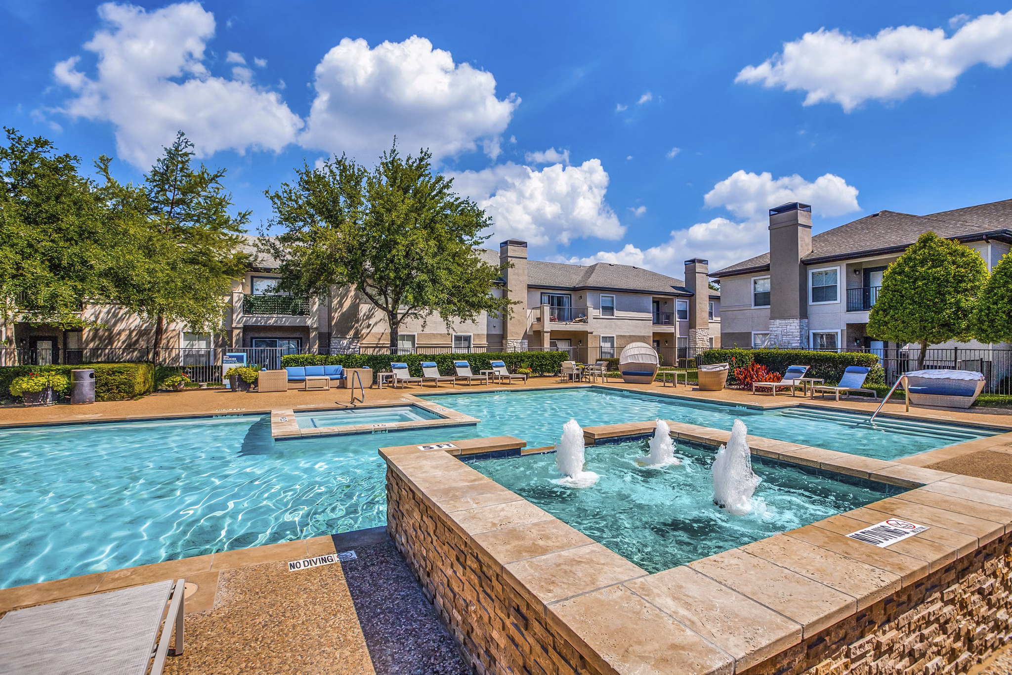 pool at The Brook Apartments