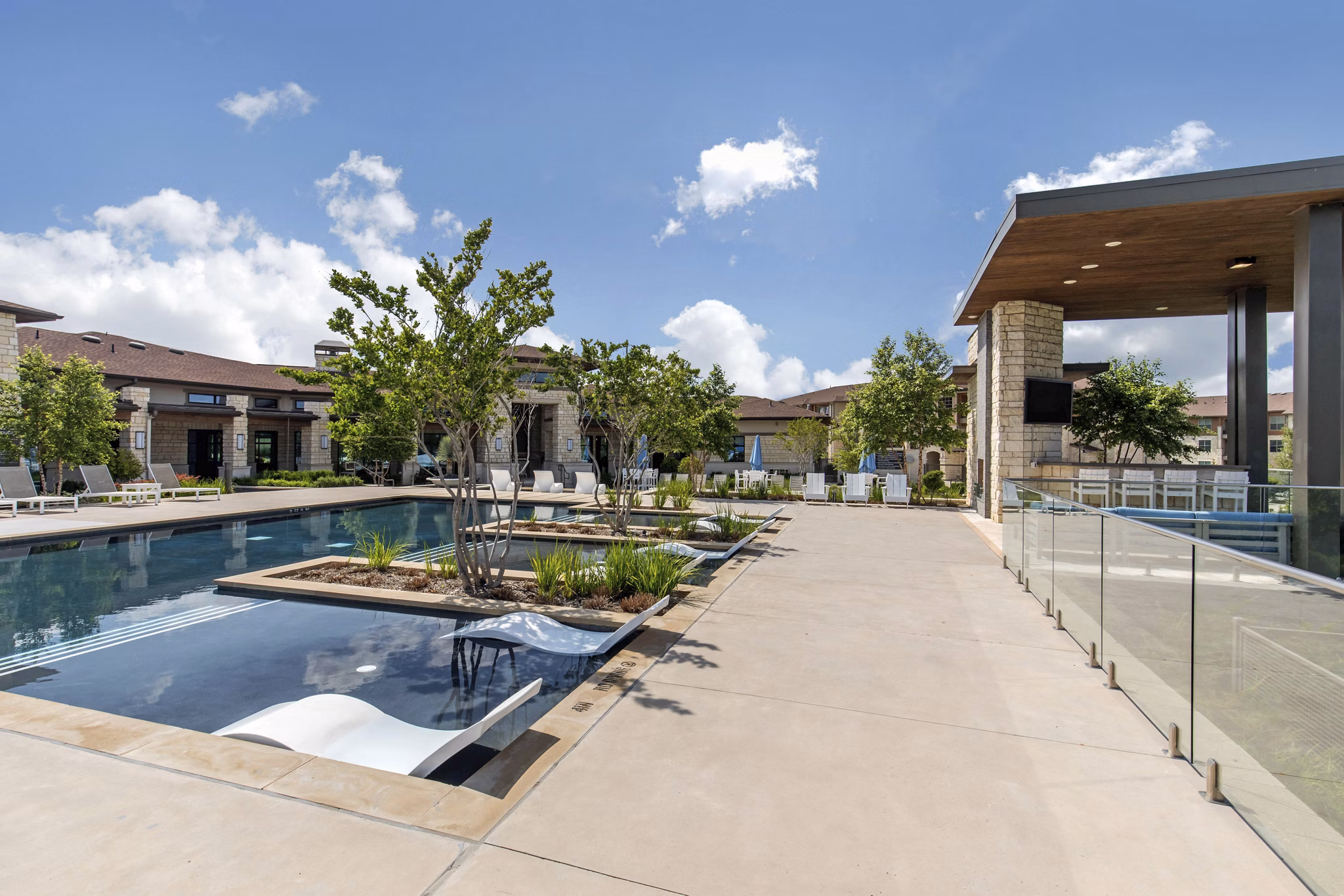 pool at The Ellis Apartments