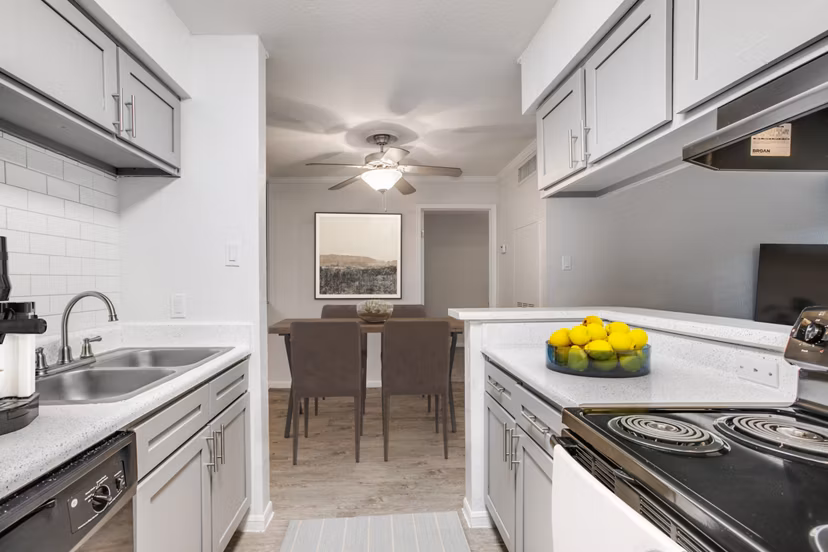 kitchen at Morningside Green Apartments