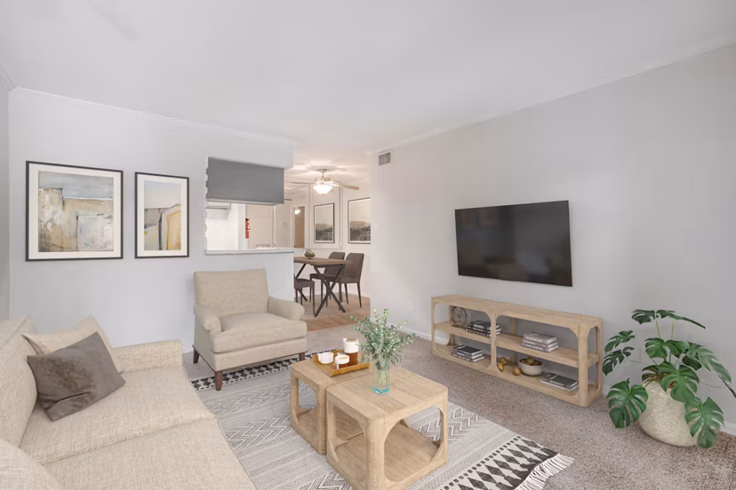 living room at Morningside Green Apartments
