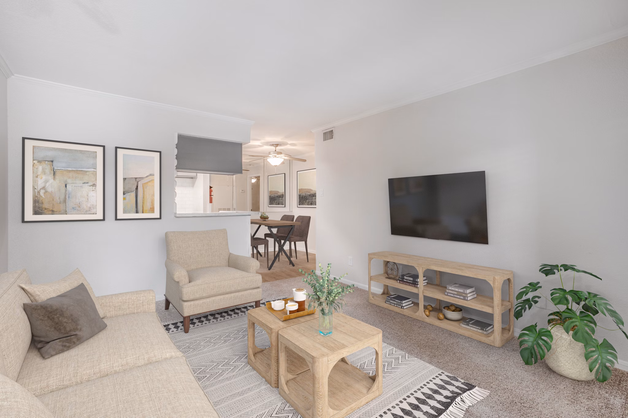 living room at Morningside Green Apartments
