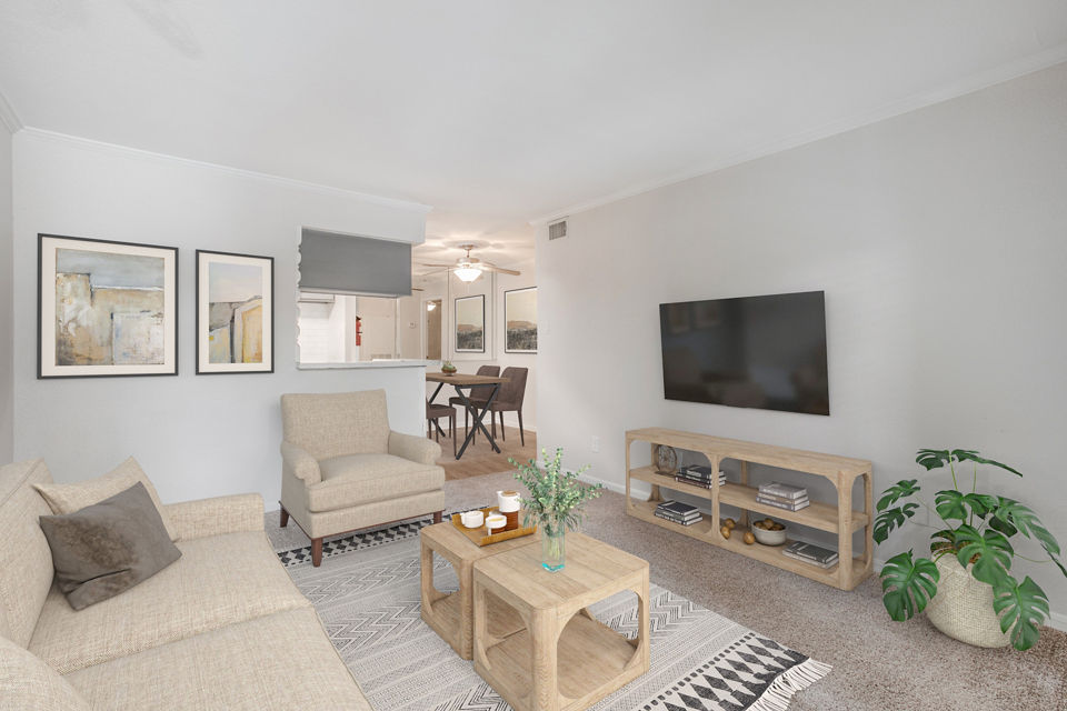 living room at Morningside Green Apartments