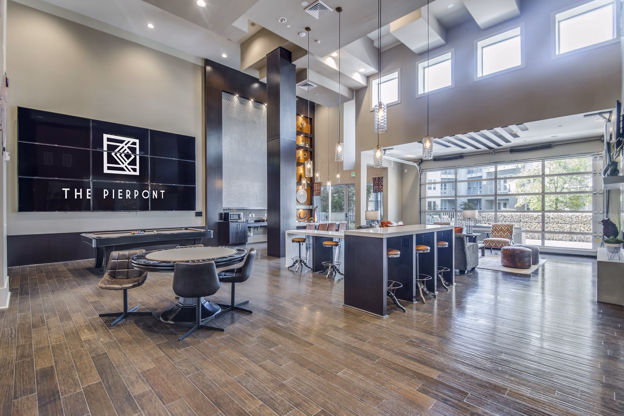 clubhouse at The Pierpont Apartments