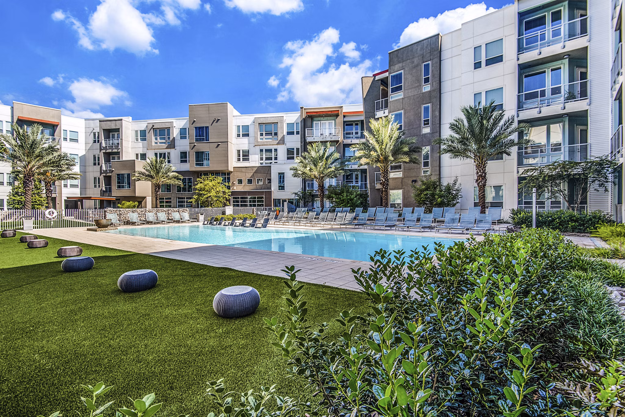pool at The Pierpont Apartments