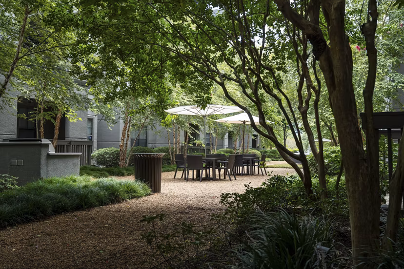patio at Portico Kirby Apartments