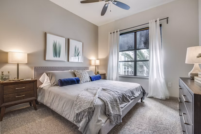 bedroom at Sinclair Apartments