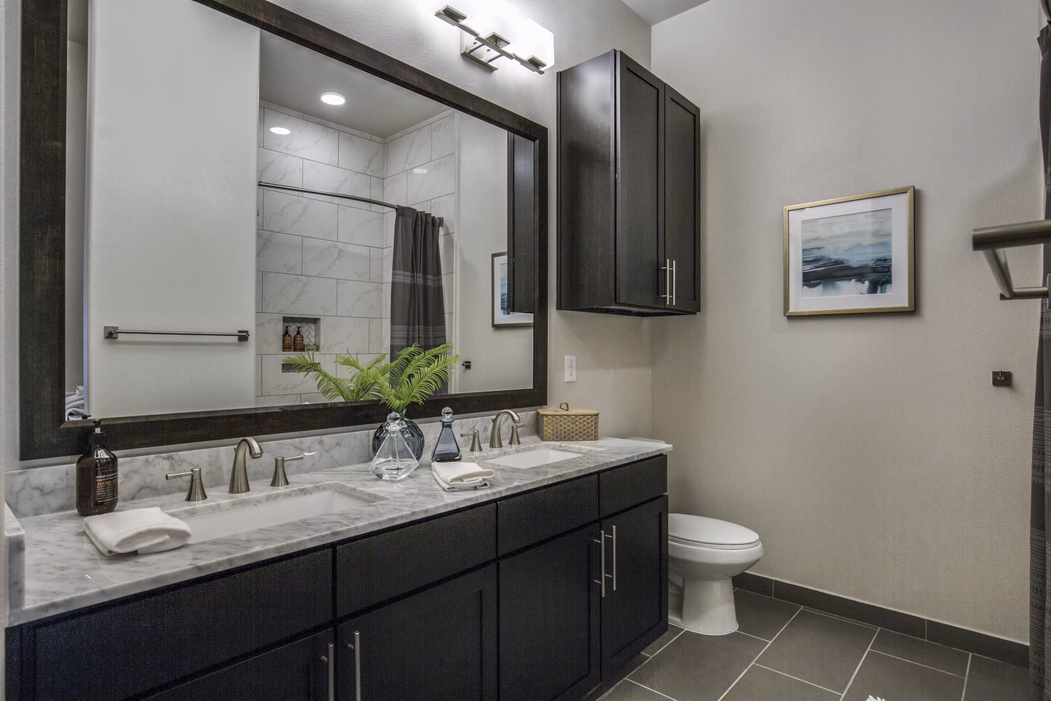 bathroom at Sinclair Apartments