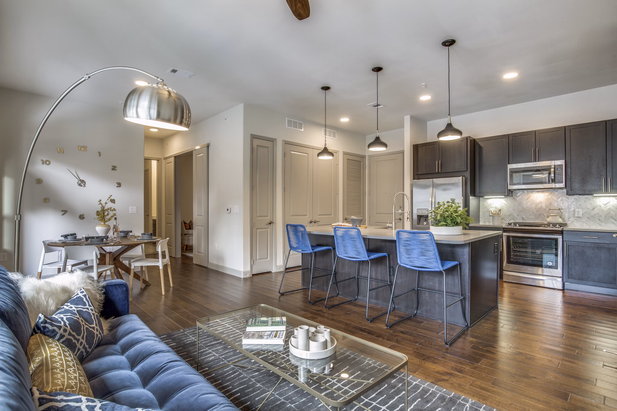 kitchen at Sinclair Apartments