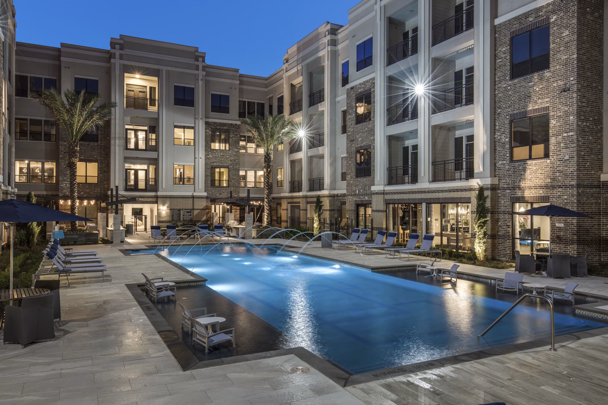 pool at Sinclair Apartments