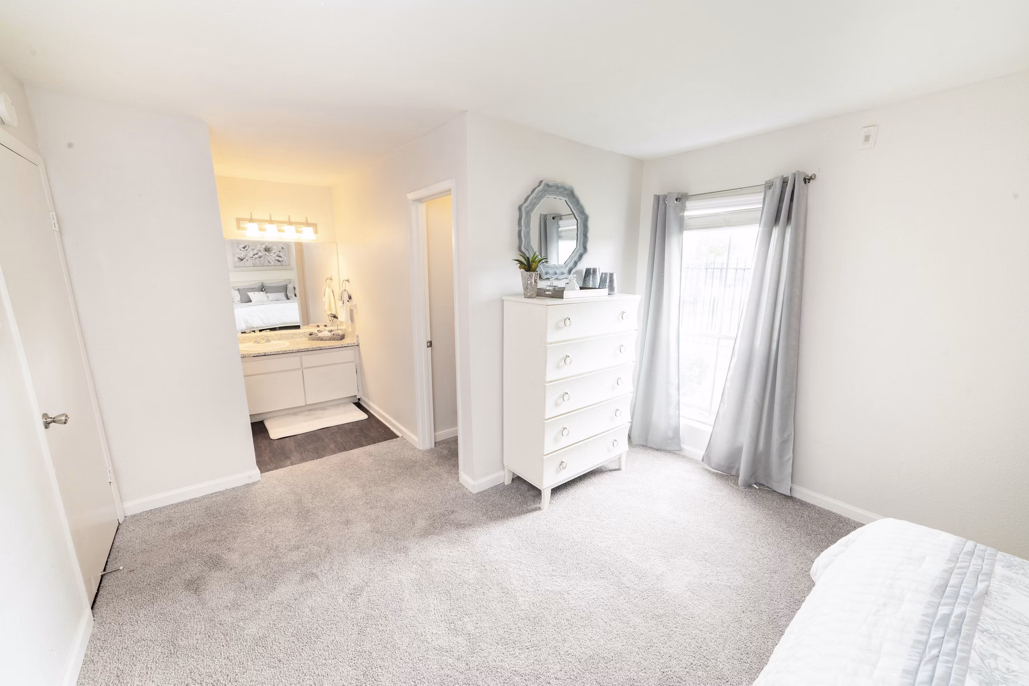 bedroom at Somerset Apartments