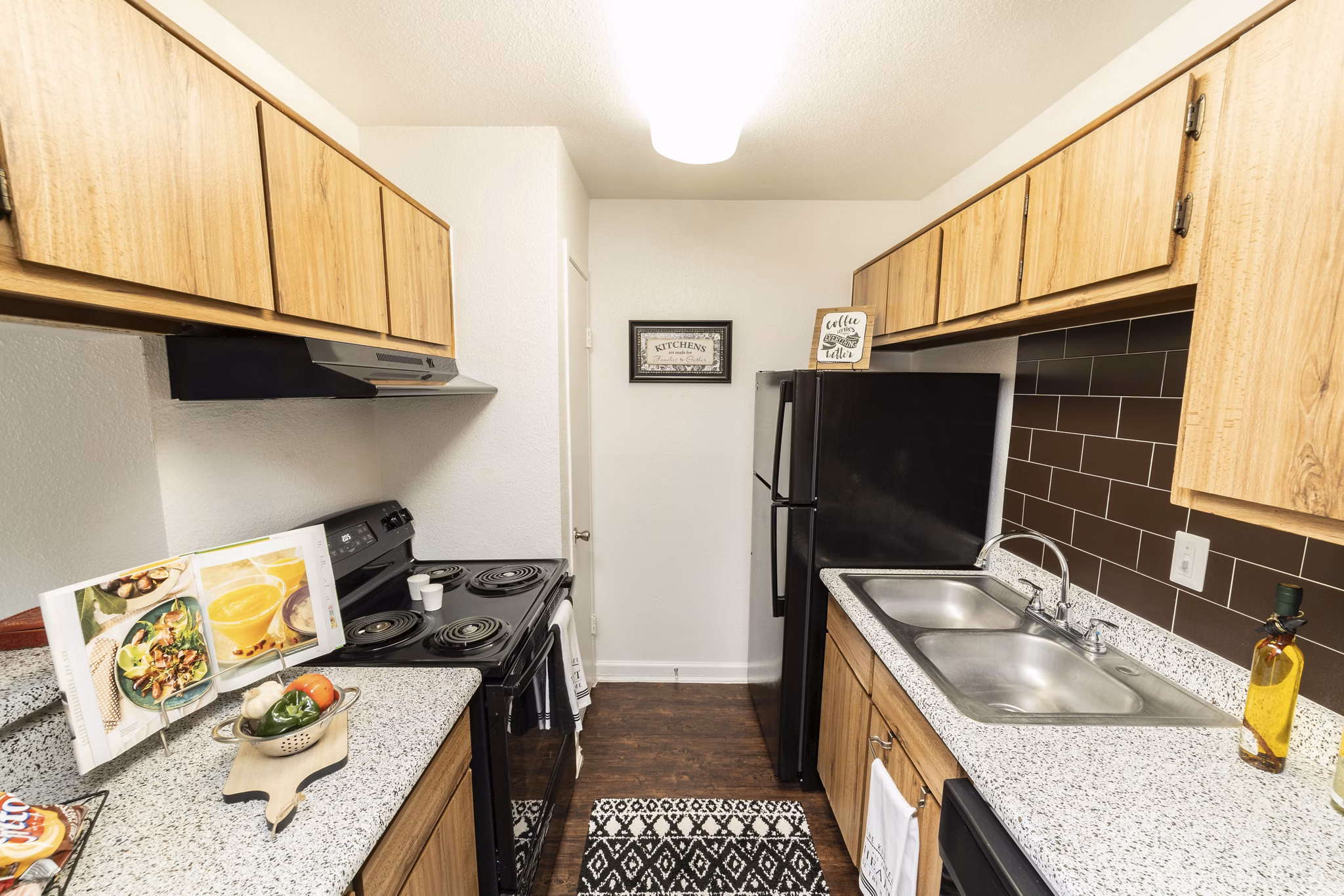 kitchen at Somerset Apartments