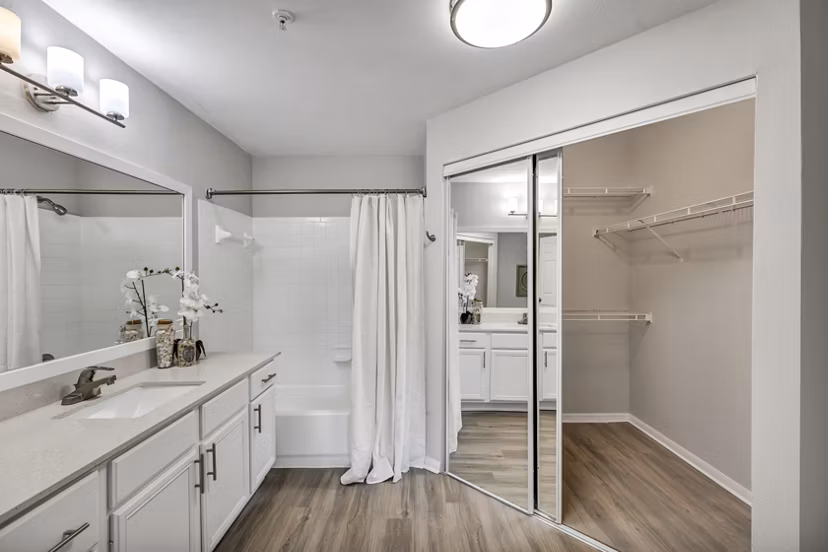 bathroom at Summit at Salado Creek Apartments