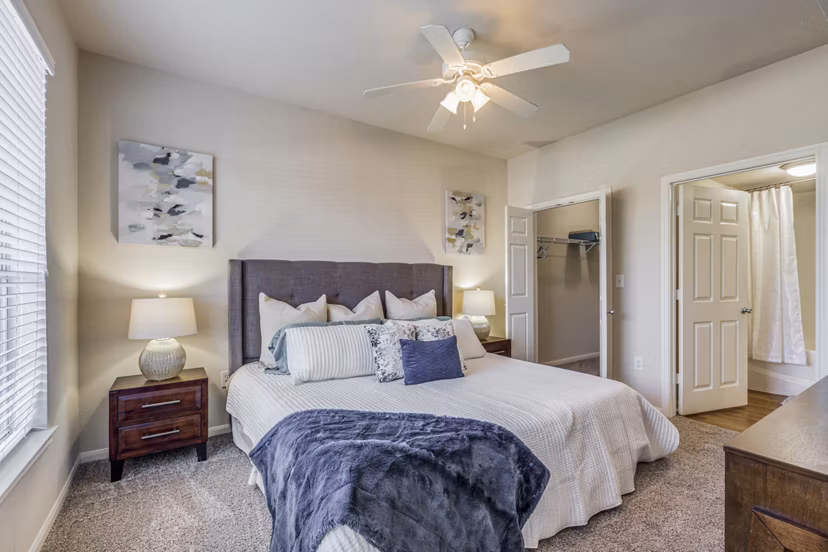 bedroom at The Trestles Apartments