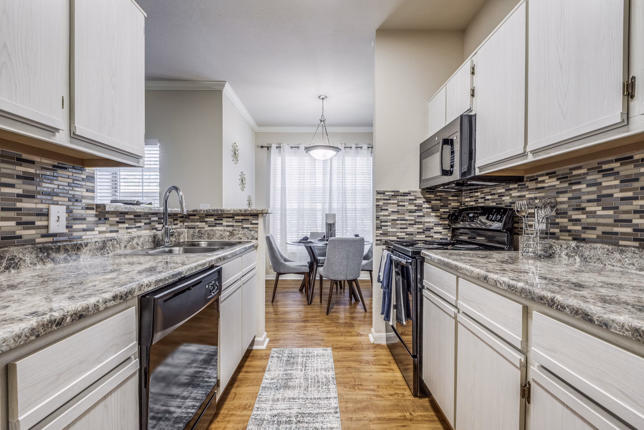 kitchen at The Trestles Apartments