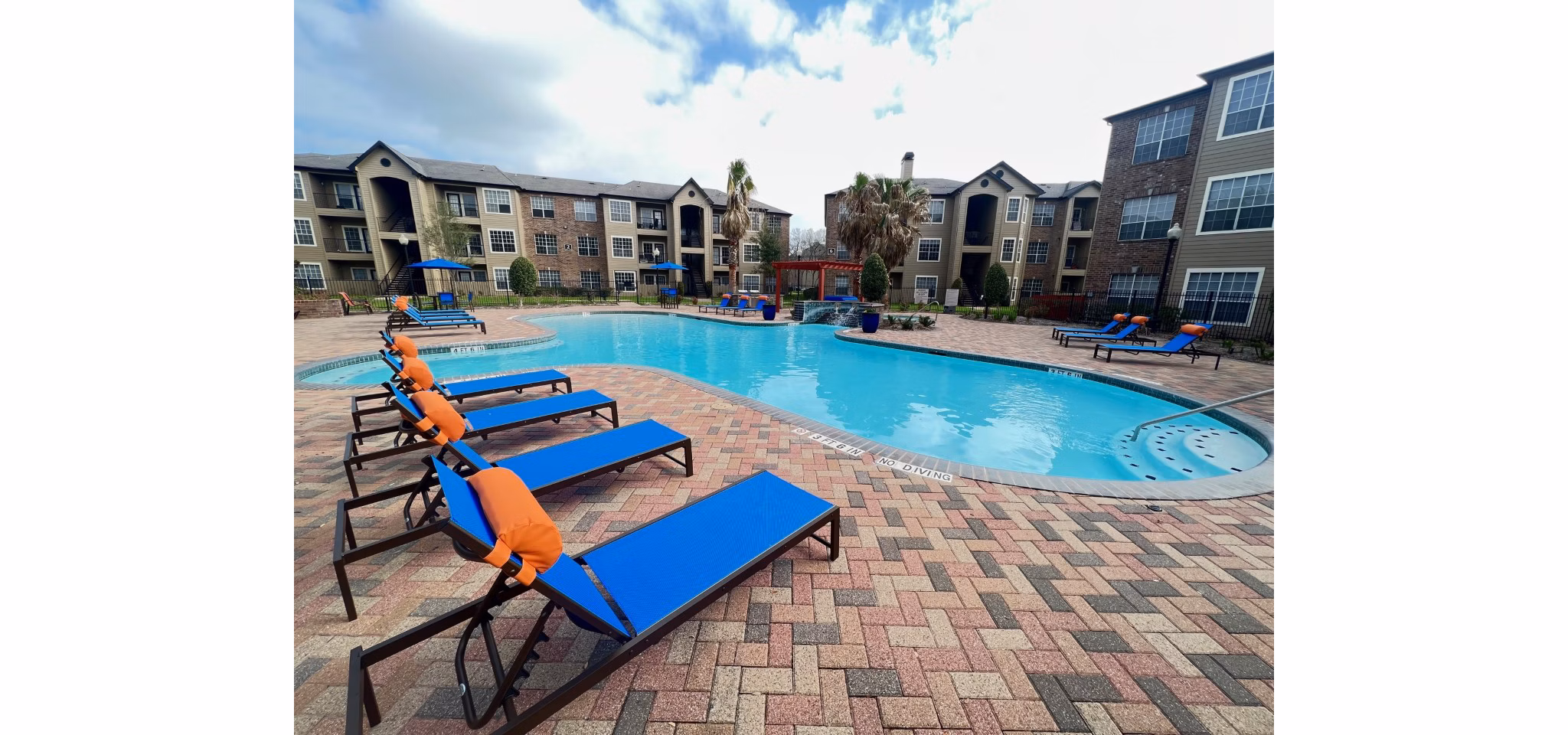 pool at The Trestles Apartments