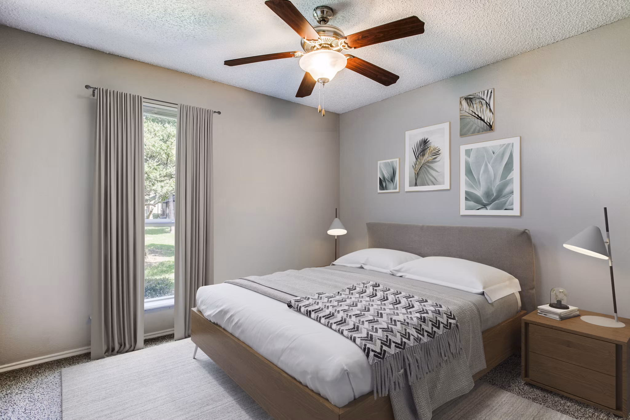 bedroom at Waterside Apartments 