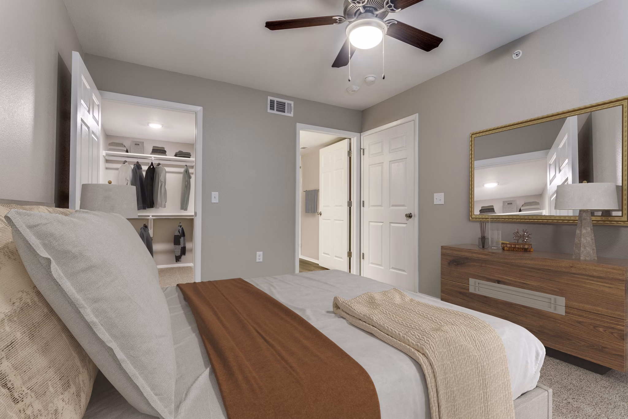 bedroom at Waterside Apartments 